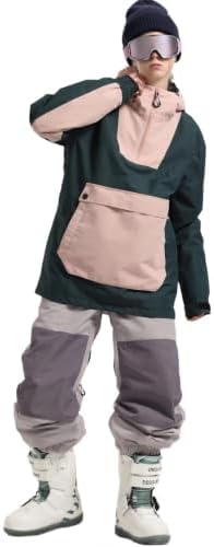 GSOU SNOW Womens Snowboard Jacket Baggy Ski Snow Jacket Windproof Insulated