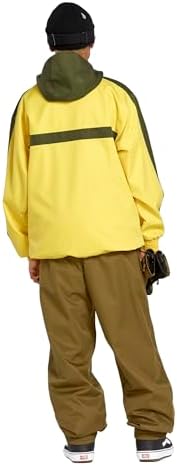Volcom Men's Arthur Longo 20k Pullover Anarok Hooded Snowboard Jacket