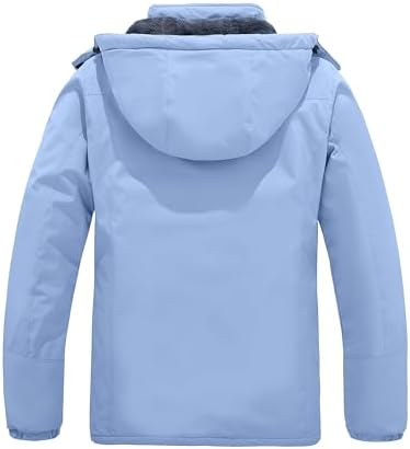 Women's Ski Jacket Waterproof Windproof Warm Hooded Winter Coat Snow