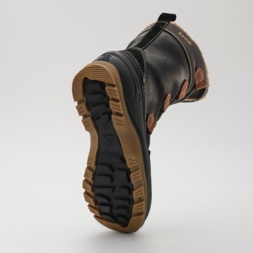 Kamik Snowgem 2 Women’s Snow Boot, Seam-Sealed Waterproof Leather & Nylon Upper, HEAT-MX 145 Insulation, Rubber Shell