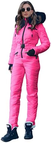 Womens Snow Suits Onesie Snowsuit One Piece Winter Ski Jacket