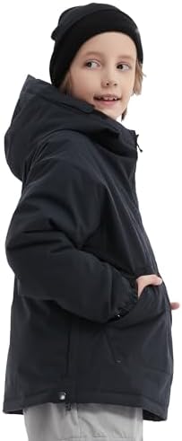 North Peak Kid Pullover Anorak Hooded Ski Jacket Waterproof Windproof Snowboard Jackets Winter Coat