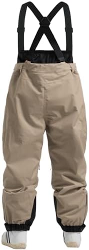 GSOU SNOW Mens Womens Snowboard Pants-Baggy Ski Snow Bibs