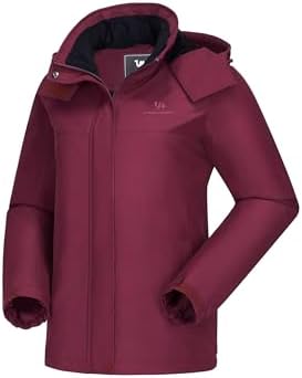 CAMEL CROWN Women's Ski Jacket Winter Snow Coat Waterproof Female Jackets