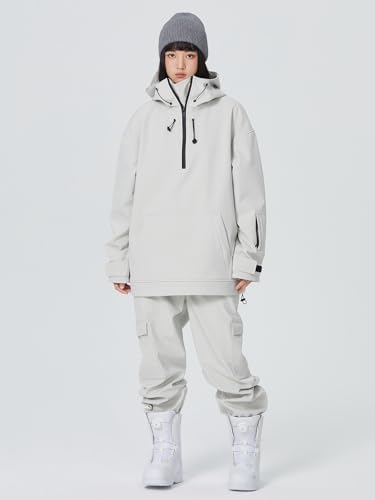 SEARIPE Women Ski Jacket and Pants Set Couples Windproof Ski Suits Mens Waterproof Two Piece Snowsuits for Winter Sports