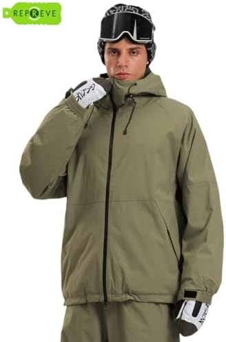 GSOU SNOW Women Men Ski Jacket Baggy Snowboard Jacket Snow Coat Waterproof