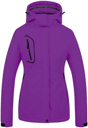 Women's Mountain Waterproof Ski Jacket Windproof Snowboarding Jacket Warm Winter Coat Raincoat