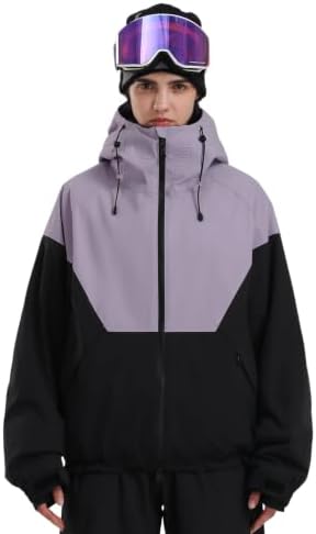 GSOU SNOW Women's Baggy Snowboard Ski Jacket Windproof Insulated Snow Coat