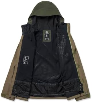 Volcom Men's Buckthreeeighty Snowboard Jacket – 10k Waterproof 2-layer Shell, Zip Tech®