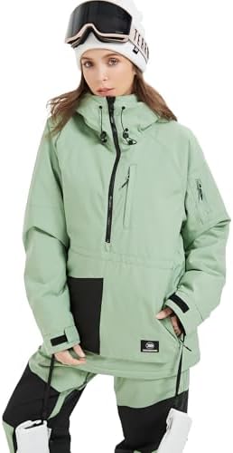 SNOWVERB Women Men Baggy Snow Ski Coat & Snowboard Jacket for Snowsports