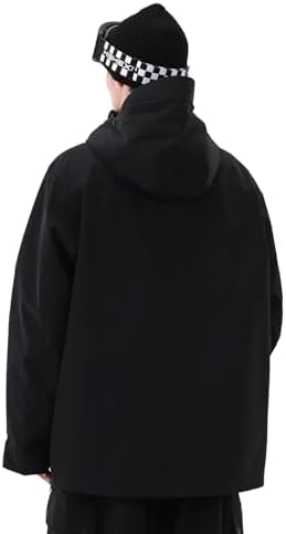 Mens Ski Jacket 3L Baggy Snowboard Pullover Snow Anorak