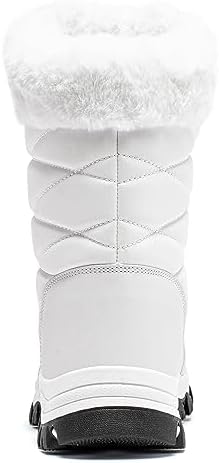 HOBIBEAR Kids Winter Snow Boots Waterproof Outdoor Warm Faux Fur Lined Shoes