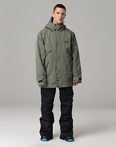 SEARIPE Womens Ski Jacket Mens Snow Jacket Waterproof Winter Snow Coat Couples Pullover Snowboard Hooded