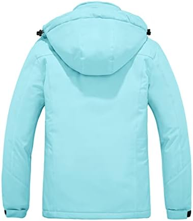 Women's Waterproof Ski Jacket Warm Winter Coat Fleece Snowboarding