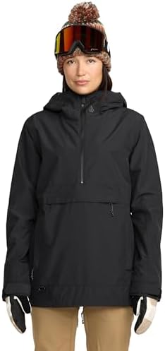 Volcom Women's Harlan Pullover Snowboard Jacket –waterproof, Taped Seams, Pfas-free