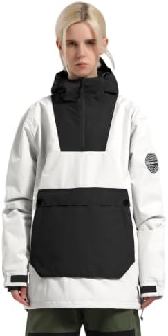 GSOU SNOW Womens Snowboard Jacket Baggy Ski Snow Jacket Windproof Insulated