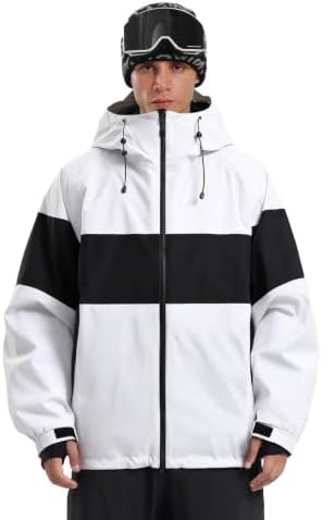 GSOU SNOW Mens Womens Snowboard Jacket Baggy Ski Jacket Snow coat