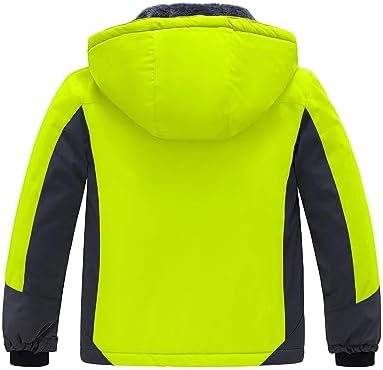 wantdo Girls Winter Ski Coat Fleece Snowboarding Jacket Waterproof 10000mm