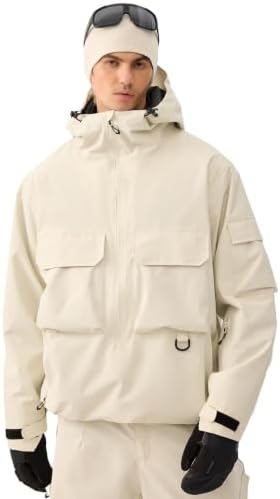 GSOU SNOW Womens Mens Snowboard Jacket Baggy Ski Snow Jacket Coat