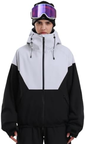 GSOU SNOW Women's Baggy Snowboard Ski Jacket Windproof Insulated Snow Coat