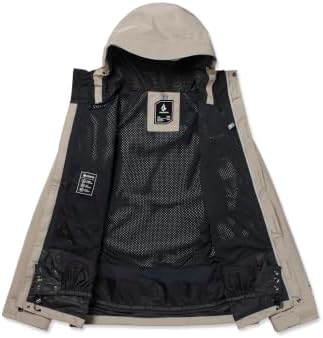 Volcom Men's Dua Gore-tex Snowboard Jacket – Waterproof Breathable Snow Shell With Zip Tech