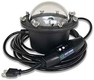 Blue Underwater Dock Light - Brightest HID Submersible Light for Enhanced Fishing, Dock Illumination, Nighttime Safety, Easy Installation - Easy Installation