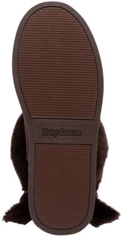 Juicy Couture Women's Slip On Winter Snow Boots Warm & Insulated Fur Lining Comfortable Fashion Booties