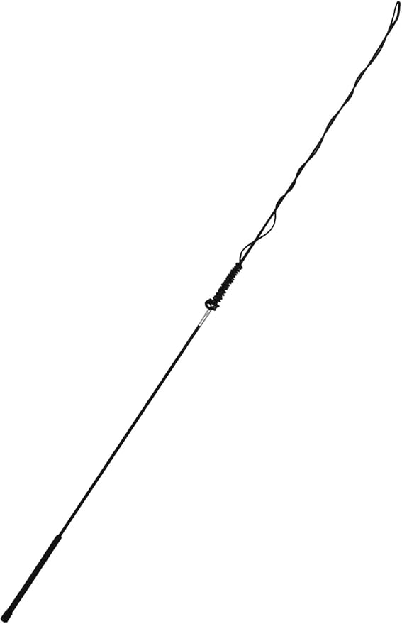 Horse Lunge Whip Training Stick and Whip 5.9 Feet Long Whip+6.3 Feet Drop for Dogs Horses(Can Detachable into Two Sections)
