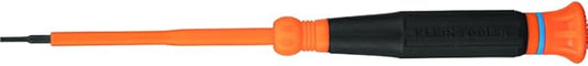 Klein Tools 6273INS Insulated Precision Screwdriver, 1/16-Inch Mini Electrician Screwdriver, 1000-Volt Cushion Grip Handle