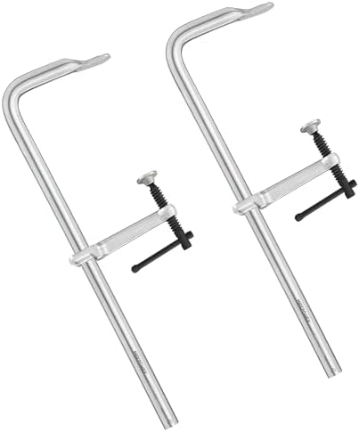 MAXPOWER 18-inch F Clamp, 4-3/4" Throat, Forged Full Steel Bar Clamp