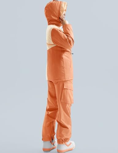 GEMYSE Women's Ski Snowsuit Waterproof snow Jacket and Pants Set