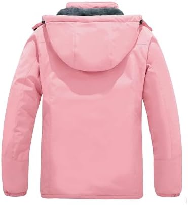 Women's Ski Jacket Waterproof Windproof Warm Hooded Winter Coat Snow
