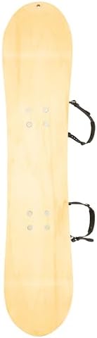SportsStuff Snow Ryder Hardwood Snowboard, Beginner's Wood Snowboard, Multiple Sizes/Colors
