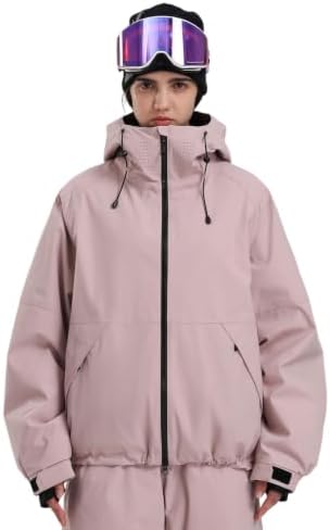 GSOU SNOW Womens Snowboard Jacket Baggy Ski Jacket Waterproof Snow Coat