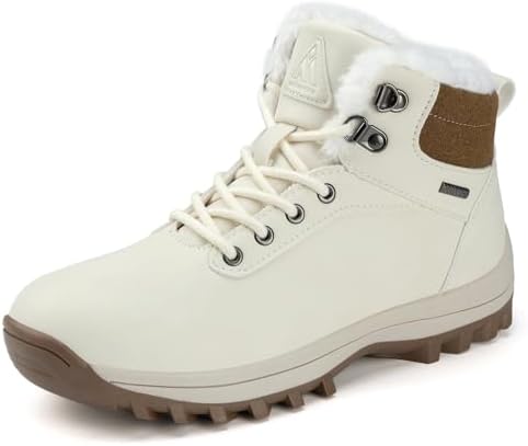 Mishansha Snow Boots for Women Warm Winter Hiking Boots Size 5.5-10.5