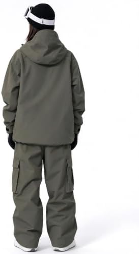 Women's Snow Snowboard Suits Insulated Snowsuits Baggy Ski Jacket and Pants