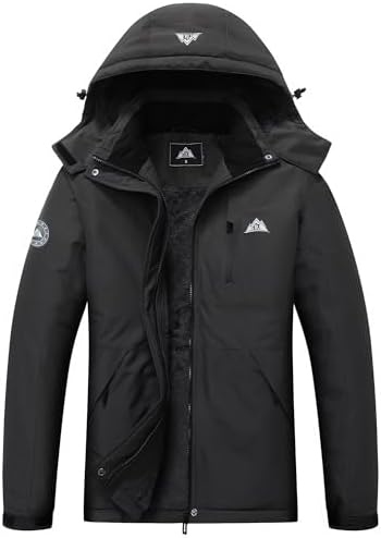 MOERDENG Women's Hiking Winter Jacket Waterproof Insulated Warm Snow Coat