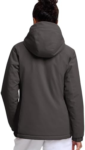 FREE SOLDIER Women's Winter Ski Jacket Fleece Lined Coat