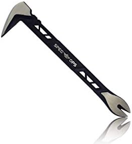 Spec Ops Tools Nail Puller Cats Paw Pry Bar for Prying, Demolition & Nail Pulling, High-Carbon Steel, 10 Inch