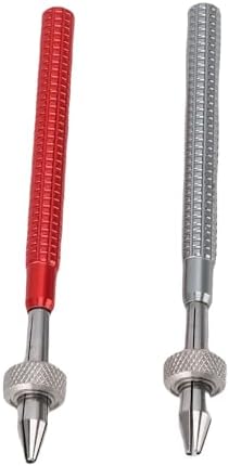 Aramox Pin Vise Set Metal Hand Drill for Watch Repair Maintenance 2Pcs for All Watch Types Metal