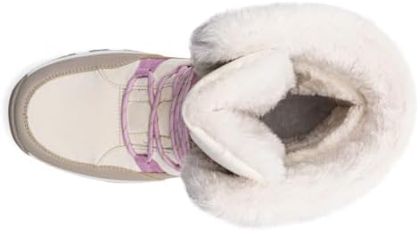HOBIBEAR Women's Waterproof Winter Snow Boots Lightweight Warm Faux Fur Lined Mid-Calf Booties