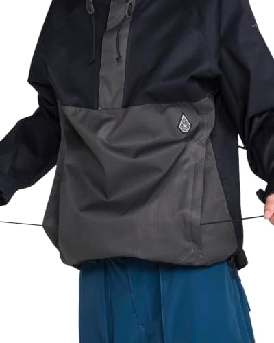 Volcom Men's Hossegor 20k Pullover Snowboard Jacket – Waterproof 2-layer