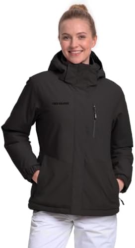 FREE SOLDIER Women's Winter Ski Jacket Fleece Lined Coat