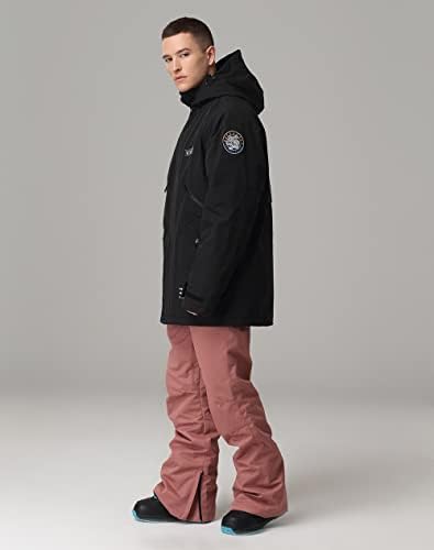 SEARIPE Womens Ski Jacket Mens Snow Jacket Waterproof Winter Snow Coat Couples Pullover Snowboard Hooded