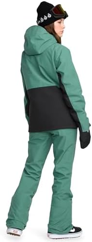 Volcom Women's Bolt Insulated Snowboard Jacket – 10k Waterproof, Eqs Fit, Zip Tech®