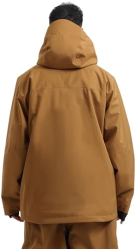 GSOU SNOW Snowboard Jacket Mens Womens Ski Jacket Baggy Snow Hoodie Coat