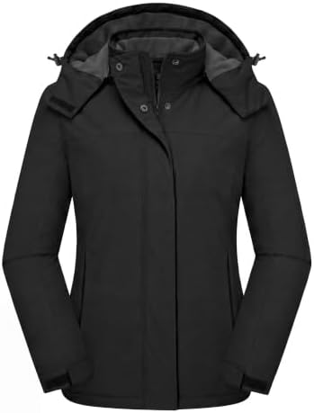 Wantdo Women's Ski Jacket Waterproof Warm Winter Coat Snow Snowboard Jacket