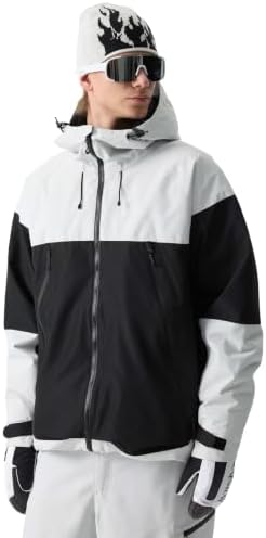 GSOU SNOW Snowboard Jacket Womens Men Baggy Ski Jacket Waterproof Insulated