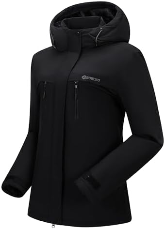 Women's Waterproof Snow Ski Jacket Warm Winter Coat Insulated Snowboarding Jacket Softshell Hiking Jacket