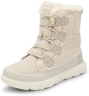 DREAM PAIRS Women’s Lace Up Ankle Snow Boots